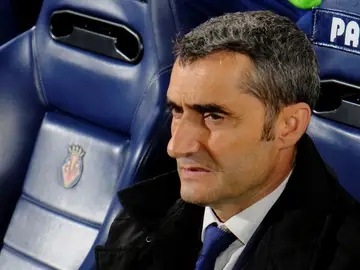 Ernesto Valverde en el partido contra el Villarreal Ernesto Valverde en el partido contra el Villarreal