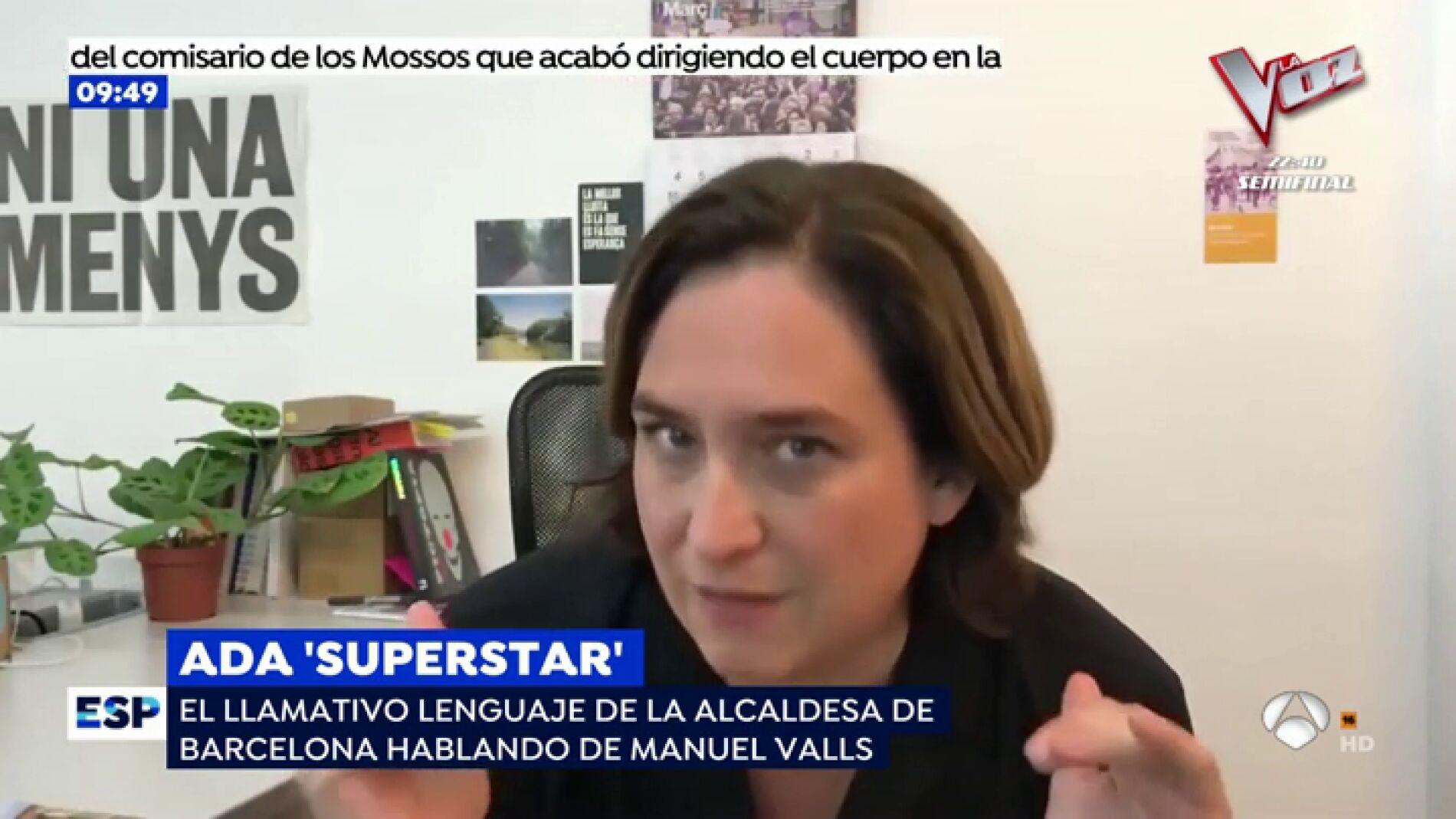 La alcaldesa de Barcelona Ada Colau