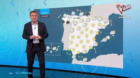 Roberto Brasero nos da la predicción del tiempo Roberto Brasero nos da la predicción del tiempo