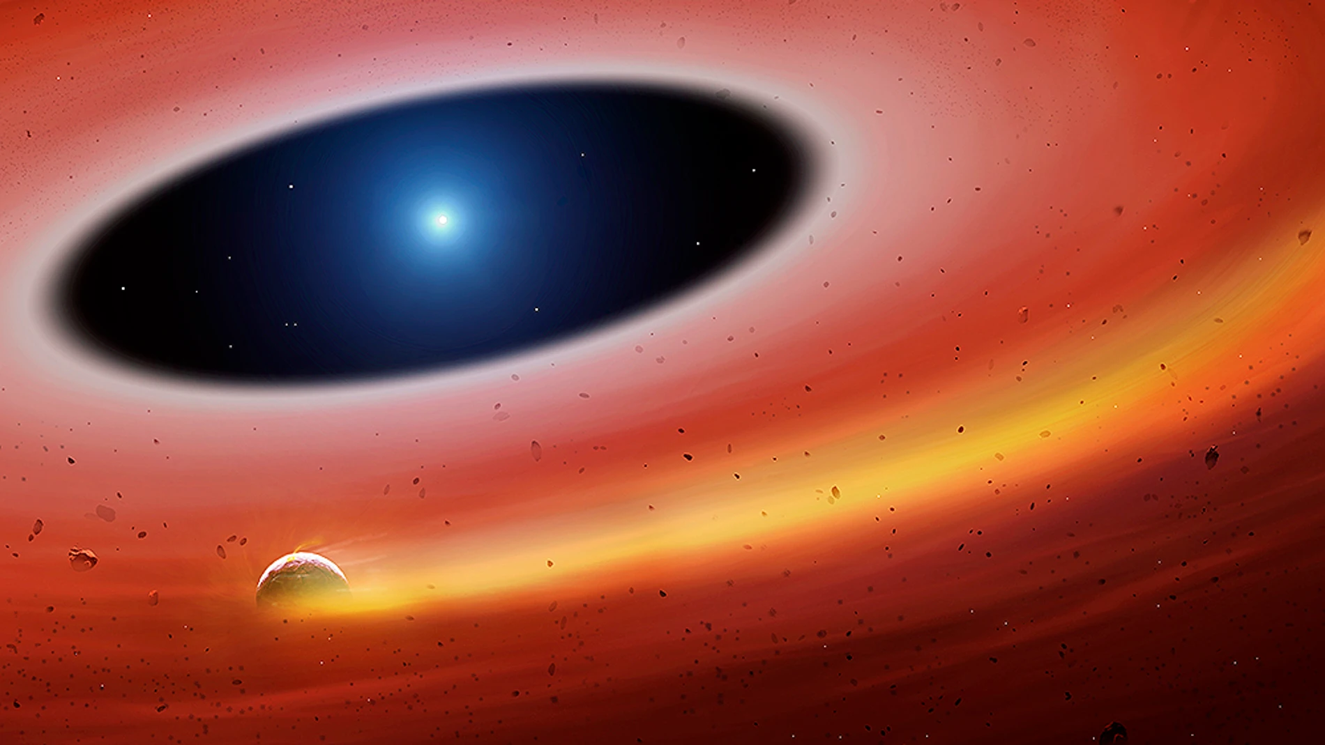Un planeta moribundo sobrevive a la destruccion de su estrella Un planeta moribundo sobrevive a la destruccion de su estrella
