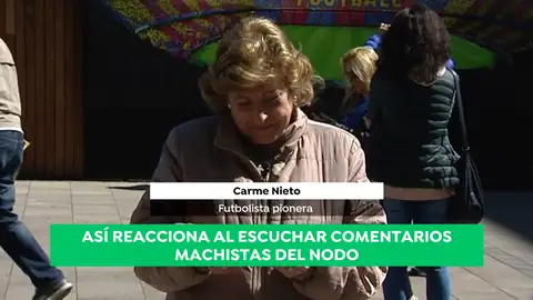 Los comentarios machistas del NODO en los partidos de fútbol femenino: "Cambiará el juego por una batería de cocina..." Los comentarios machistas del NODO en los partidos de fútbol femenino: "Cambiará el juego por una batería de cocina..."