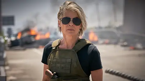 Linda Hamilton en 'Terminator: Destino Oscuro' PRIMERAS IMÁGENES DE LA NUEVA TERMINATOR