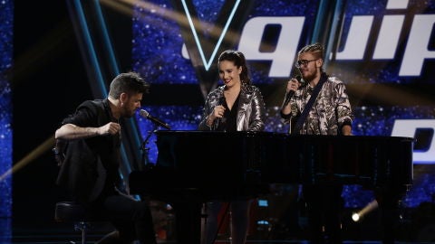 Pablo L&oacute;pez canta &lsquo;El patio&rsquo; con Auba Murillo y Andr&eacute;s Mart&iacute;n en la Semifinal de &lsquo;La Voz&rsquo;