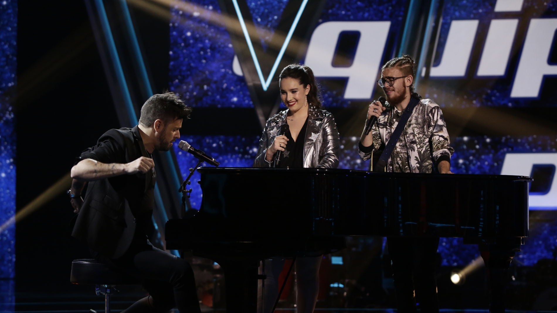 Pablo L&oacute;pez canta &lsquo;El patio&rsquo; con Auba Murillo y Andr&eacute;s Mart&iacute;n en la Semifinal de &lsquo;La Voz&rsquo;