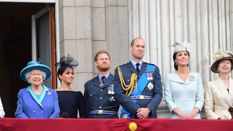 La familia real británica La familia real británica