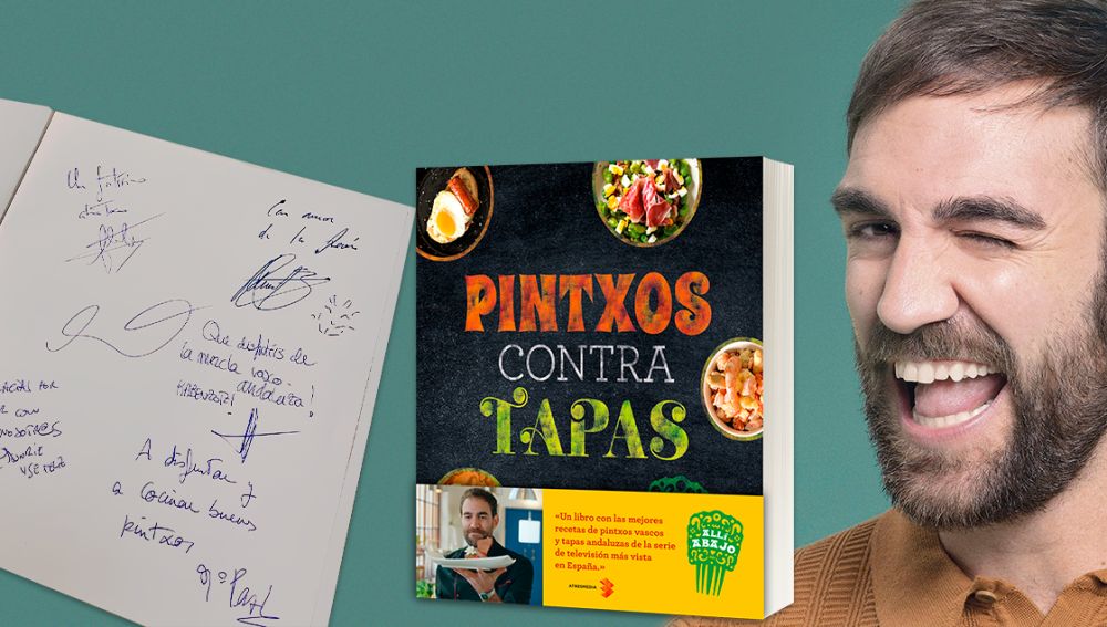 Consigue el libro de ‘Pintxos y tapas’ firmado por los protagonistas de ‘Allí abajo’
