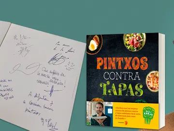Consigue el libro de ‘Pintxos y tapas’ firmado por los protagonistas de ‘Allí abajo’ Consigue el libro de ‘Pintxos y tapas’ firmado por los protagonistas de ‘Allí abajo’