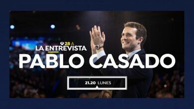 Entrevista a Pablo Casado en Antena 3 Noticias, este lunes a las 21:20 horas
