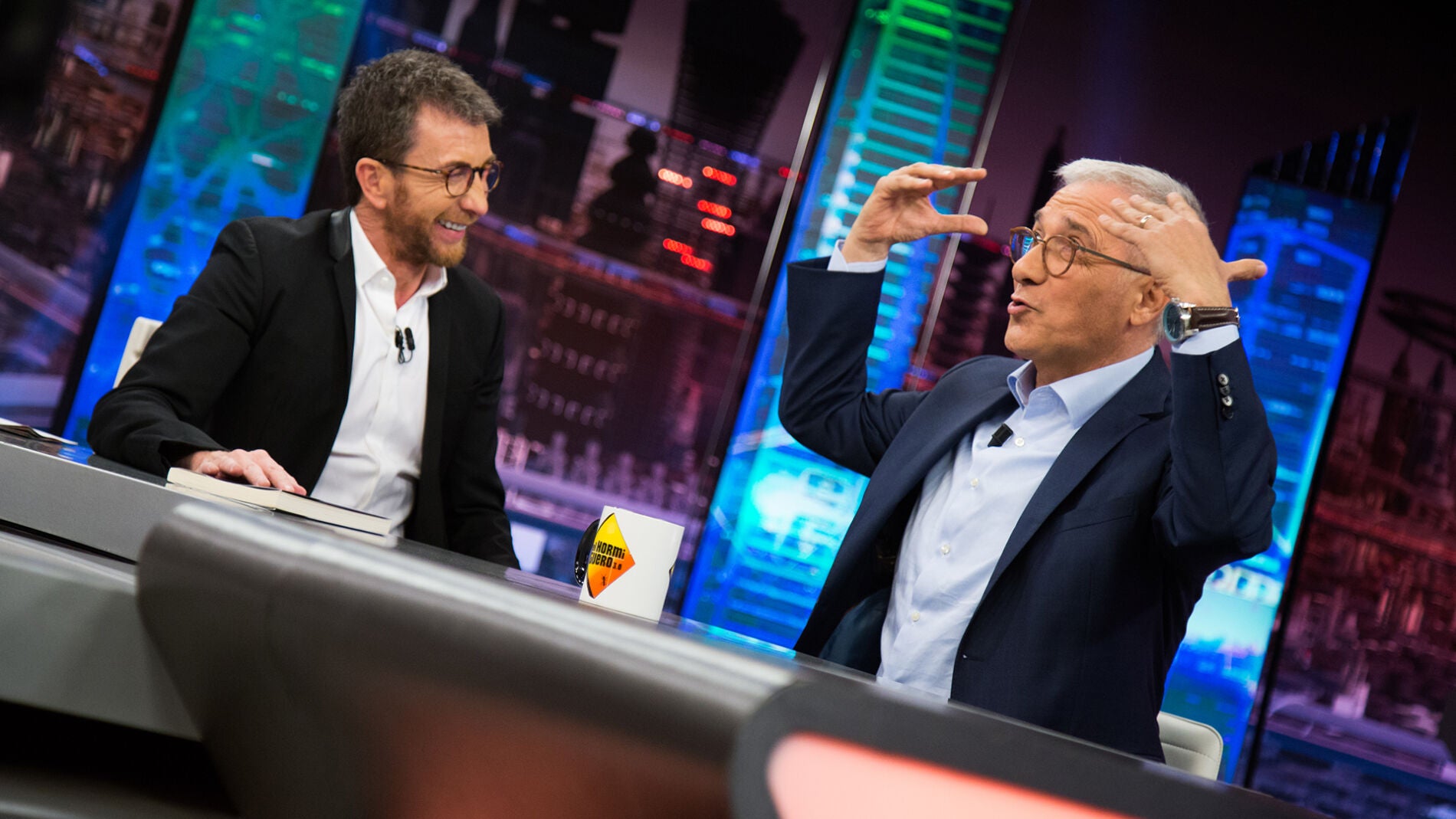 Xavier Sarda en el hormiguero con Pablo Motos