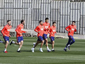 Entrenamiento del Atlético de Madrid Entrenamiento del Atlético de Madrid
