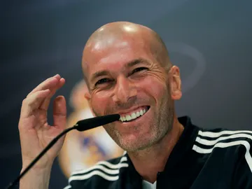 Zidane, en rueda de prensa Zidane, en rueda de prensa