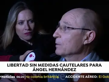 Ángel Hernández a su salida de prisión Ángel Hernández a su salida de prisión
