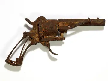 El revólver con el que supuestamente se suicidó Van Gogh El revólver con el que supuestamente se suicidó Van Gogh