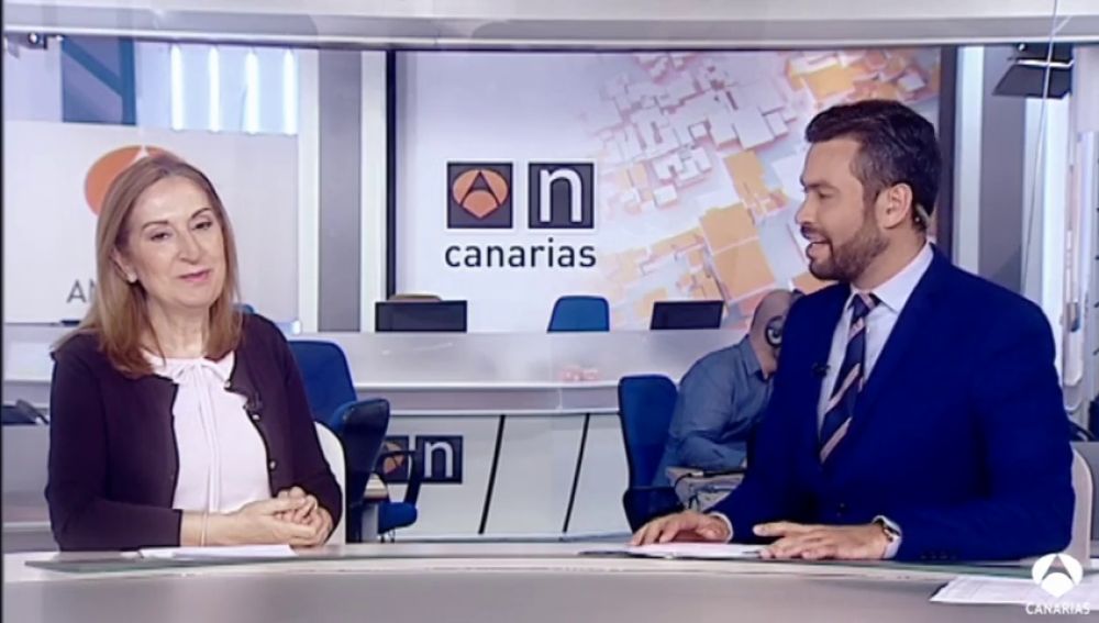 Ana Pastor repasa en Antena 3 Canarias sus 3 años en el Congreso