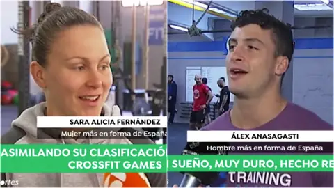 Sara y Álex, los dos españoles más en forma de España Sara y Álex, los dos españoles más en forma de España