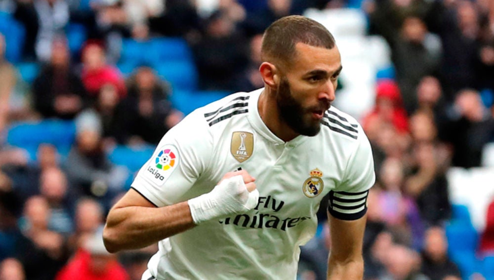 El delantero del Real Madrid, Karim Benzema
