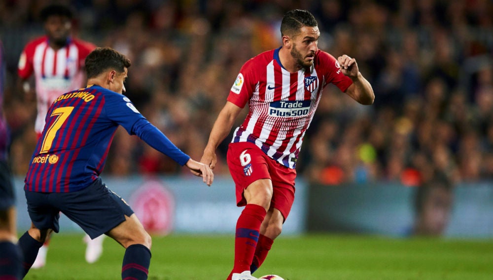 Koke, ante Coutinho