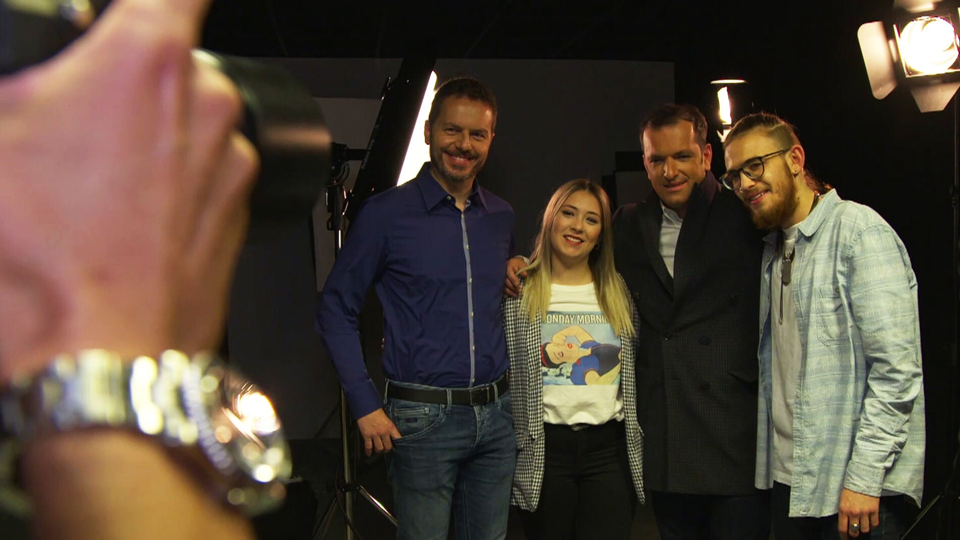 Emoci&oacute;n y diversi&oacute;n de los finalistas de 'La Voz' en las sesi&oacute;n de fotos previa a la gran final