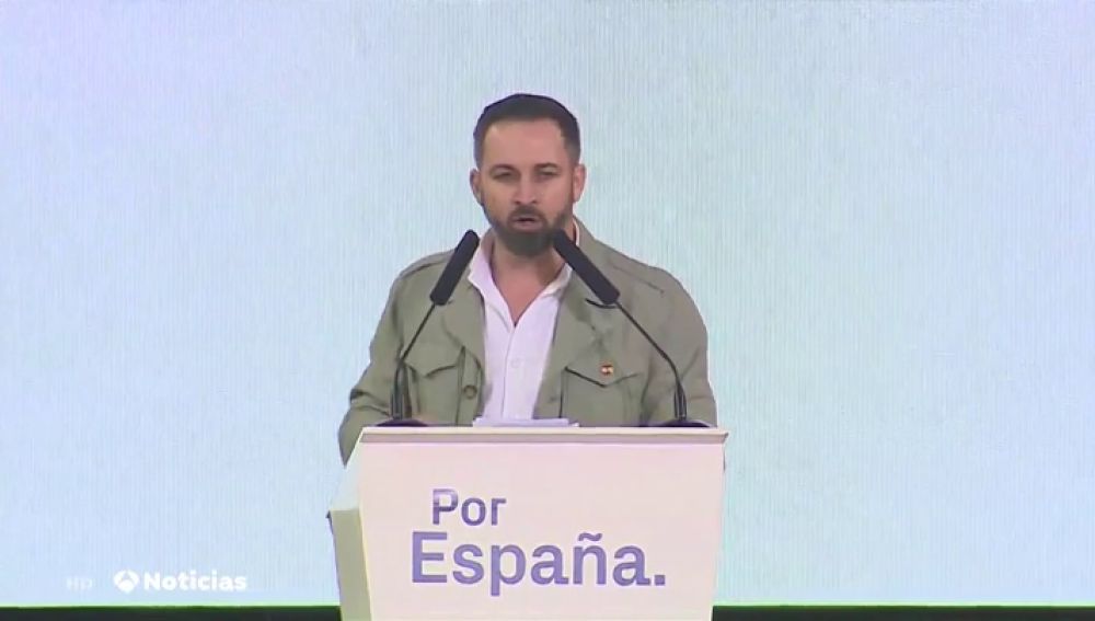 Santiago Abascal tiende la mano a los votantes del PSOE que estén desencantados con sus dirigentes y les anima a unirse a su partido