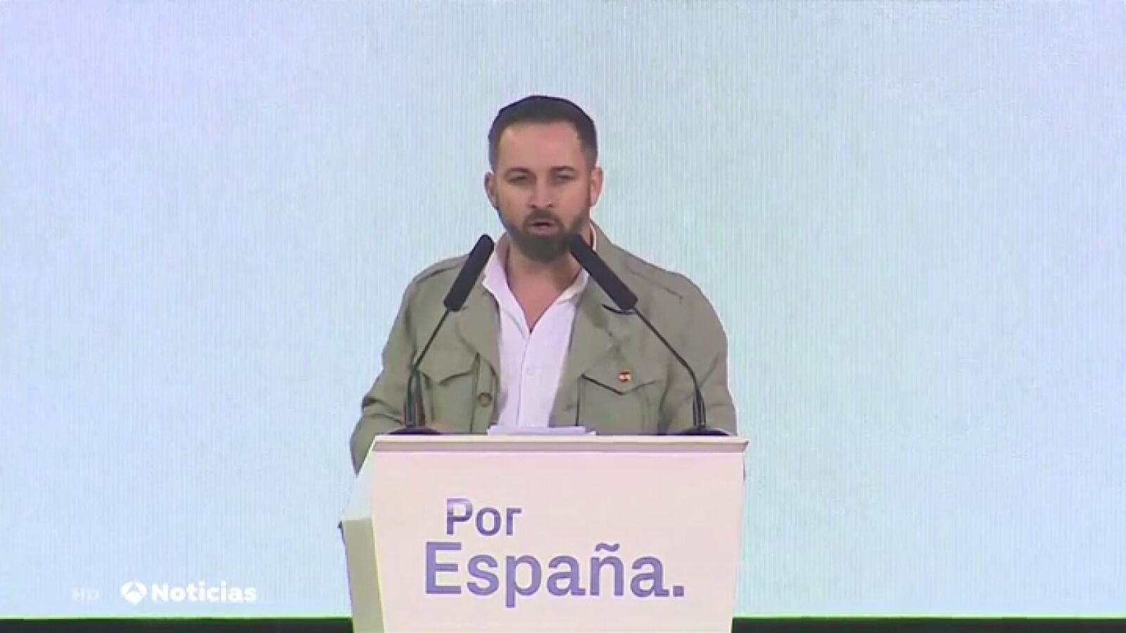 Santiago Abascal tiende la mano a los votantes del PSOE que estén desencantados con sus dirigentes 