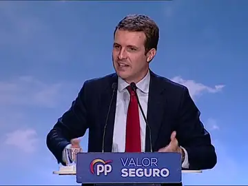 Casado: "La gente en la calle está harta de Sánchez, Otegi y Torra" Casado: "La gente en la calle está harta de Sánchez, Otegi y Torra"