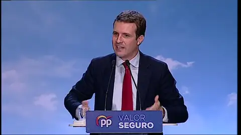 Casado: "La gente en la calle está harta de Sánchez, Otegi y Torra" Casado: "La gente en la calle está harta de Sánchez, Otegi y Torra"