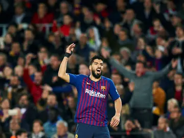 Luis Suárez, con el Barcelona Luis Suárez, con el Barcelona