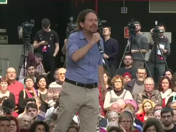 Iglesias: "No queremos vivir en un país con presos políticos" Iglesias: "No queremos vivir en un país con presos políticos"