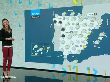 El domingo continúan las lluvias en gran parte del país El domingo continúan las lluvias en gran parte del país