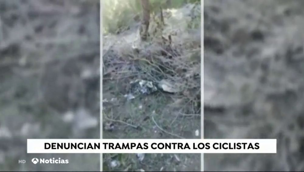 Descubren trampas intencionadas contra ciclistas en Valladolid