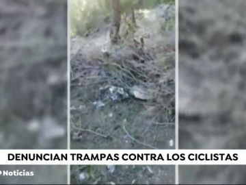 Descubren trampas intencionadas contra ciclistas en Valladolid