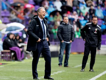 Joaquín Caparrós, en un partido Joaquín Caparrós, en un partido