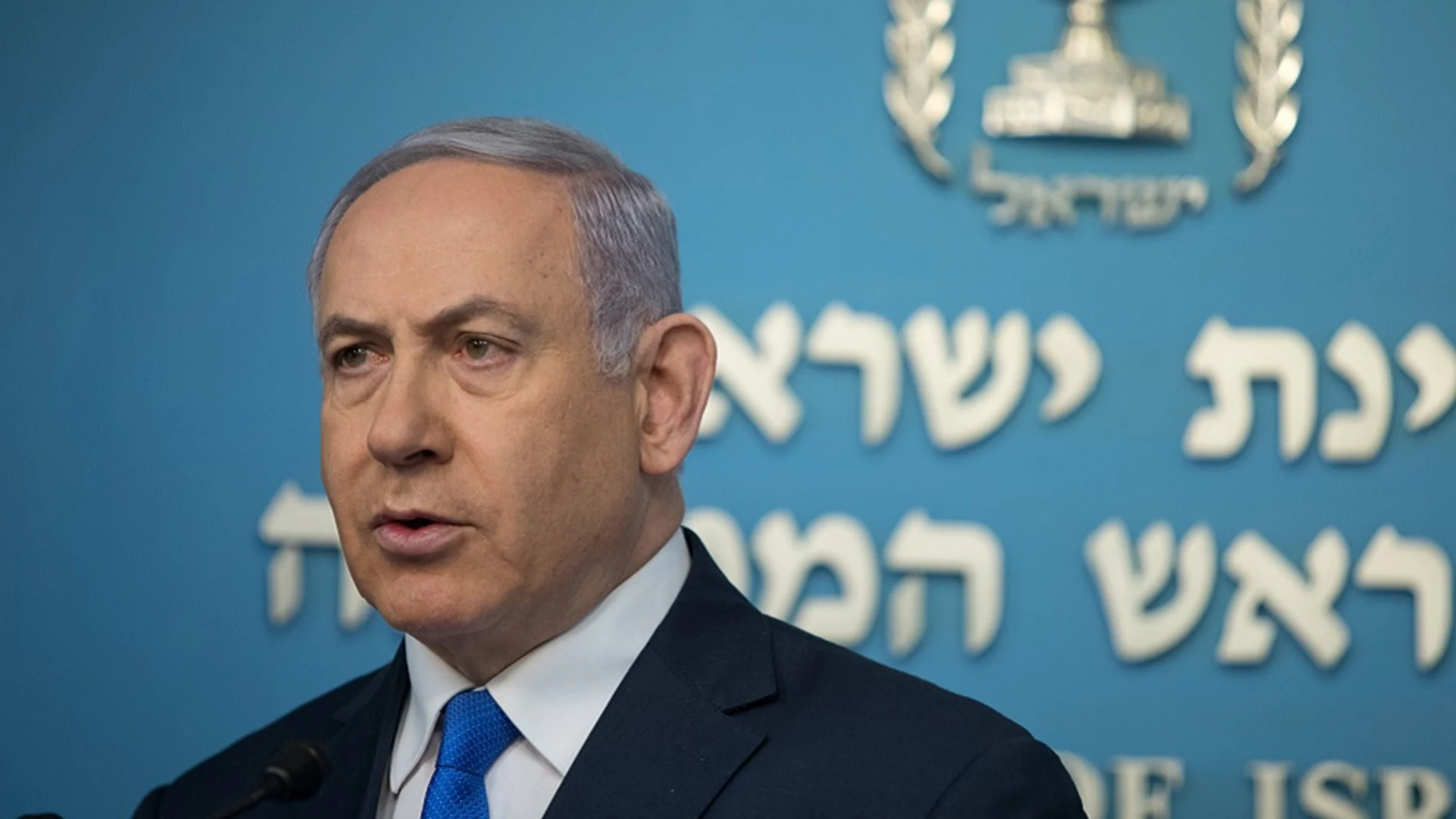 El primer ministro israelí, Benjamin Netanyahu, ofrece una rueda de prensa en Jerusalén, Israel. El primer ministro israelí, Benjamin Netanyahu, ofrece una rueda de prensa en Jerusalén, Israel.