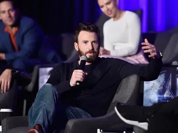 Chris Evans en un evento de 'Vengadores: Endgame' Chris Evans en un evento de 'Vengadores: Endgame'