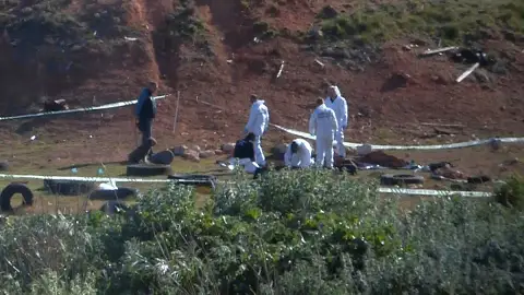 El lugar donde ha sido hallado este domingo en Ulldecona (Tarragona) el cadáver de la joven de 26 años desaparecida El lugar donde ha sido hallado este domingo en Ulldecona (Tarragona) el cadáver de la joven de 26 años desaparecida