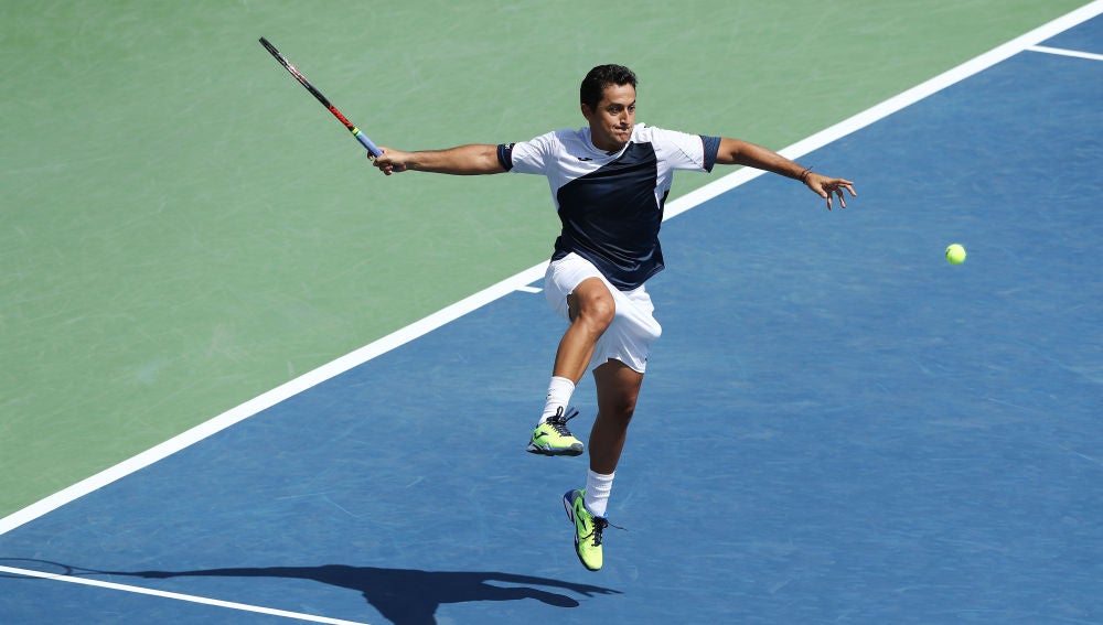 Nico Almagro, durante un partido