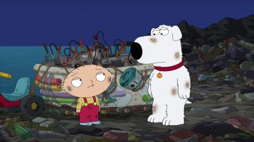 Stewie y Brian se quedan atrapados en Isla Basura