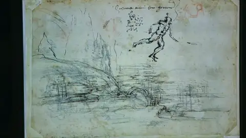 El genio renacentista Leonardo Da Vinci era ambidiestro El genio renacentista Leonardo Da Vinci era ambidiestro