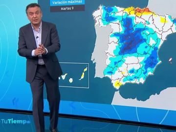 Un nuevo frente dejará más lluvias por el norte y y un desplome de las temperaturas