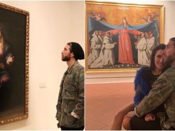Sergio Ramos y Pilar Rubio, en su visita al Museo de Bellas Artes de Sevilla