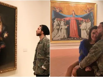 Sergio Ramos y Pilar Rubio, en su visita al Museo de Bellas Artes de Sevilla Sergio Ramos y Pilar Rubio, en su visita al Museo de Bellas Artes de Sevilla