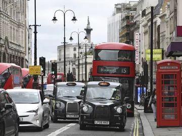 Tráfico en Londres Tráfico en Londres