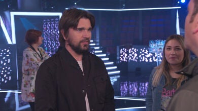 Los finalistas de 'La Voz' conocen a Juanes entre emoción y muchos nervios