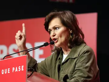 La vicepresidenta del Gobierno, Carmen Calvo La vicepresidenta del Gobierno, Carmen Calvo