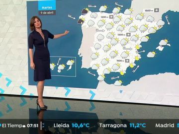 Bajan las temperaturas, con lluvias especialmente fuertes en Galicia