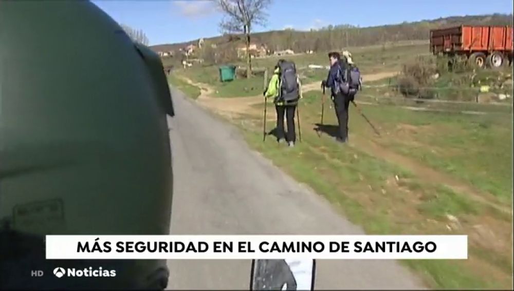 La Guardia Civil refuerza la seguridad en el Camino de Santiago durante la Semana Santa