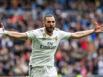 Karim Benzema celebra un gol ante el Athletic Karim Benzema celebra un gol ante el Athletic
