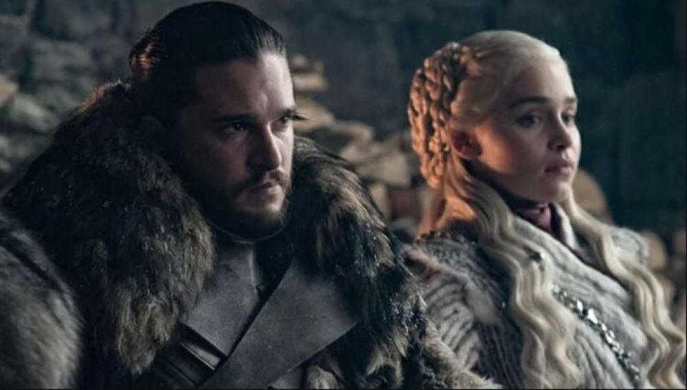 Jon Snow y Daenerys Targaryen en 'Juego de Tronos'