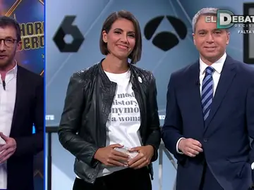 Ana Pastor y Vicente Vallés adelantan a Pablo Motos todos los detalles de 'El Debate Decisivo' en Atresmedia Ana Pastor y Vicente Vallés adelantan a Pablo Motos todos los detalles de 'El Debate Decisivo' en Atresmedia