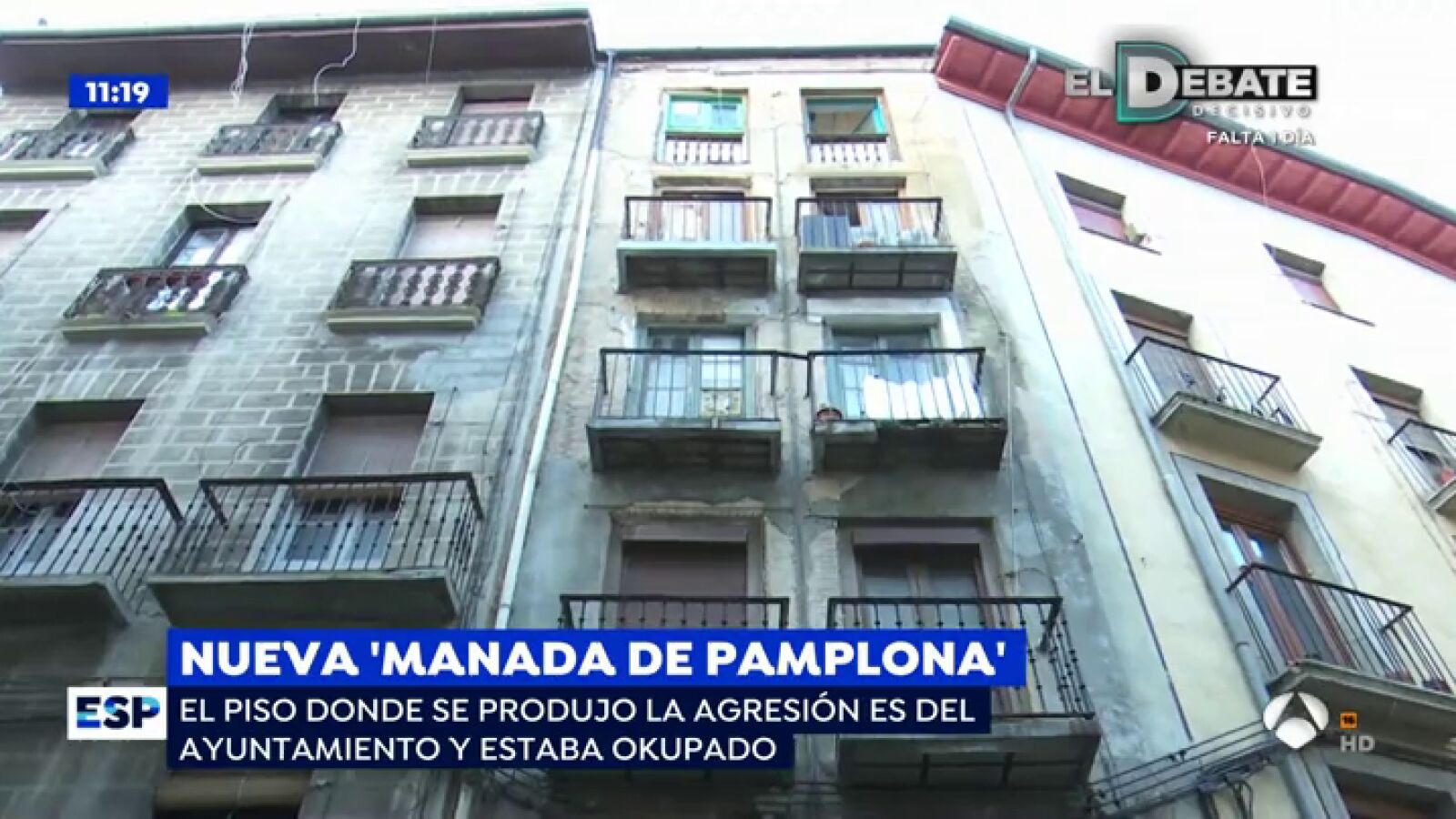 Violación en grupo a una joven en un piso 'okupa' en Pamplona